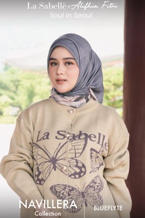 La Sabellè x Alifhia fitri : Soul In Seoul - Navillera Scarf - Blueflyte