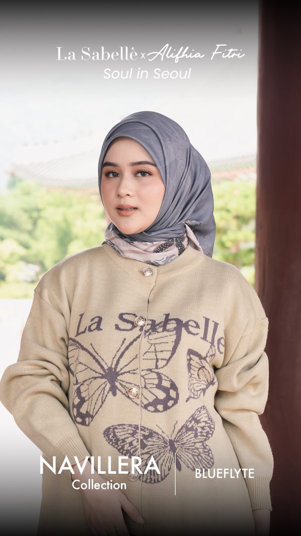 La Sabellè x Alifhia fitri : Soul In Seoul - Navillera Scarf - Blueflyte