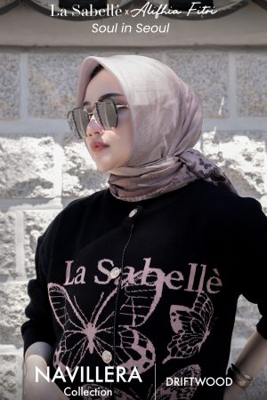 La Sabellè x Alifhia fitri : Soul In Seoul - Navillera Scarf - Driftwood